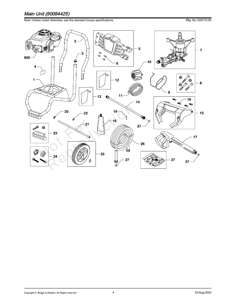 BRIGGS AND STRATTON, 020772-00, IPL.4